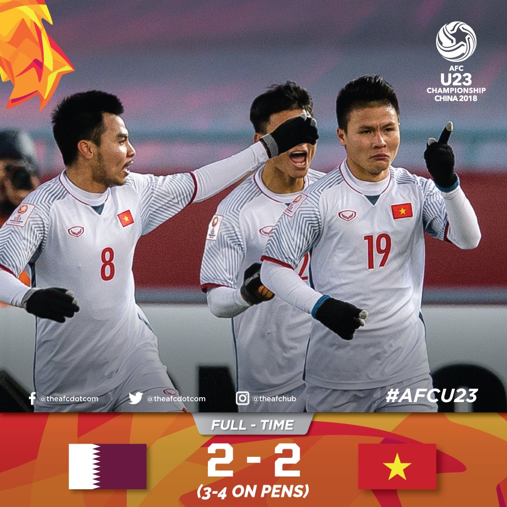Chiến thắng thuyết phục đã thuộc về đội tuyển Việt Nam với kết quả loạt đá luân lưu 11m là 4-3