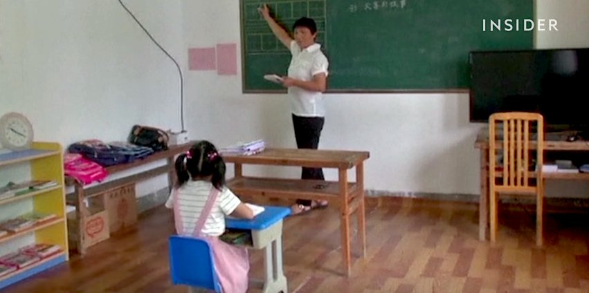china-school-one-student