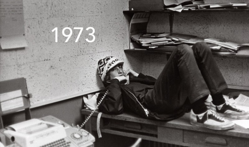 Bill Gates tại Harvard năm 1973