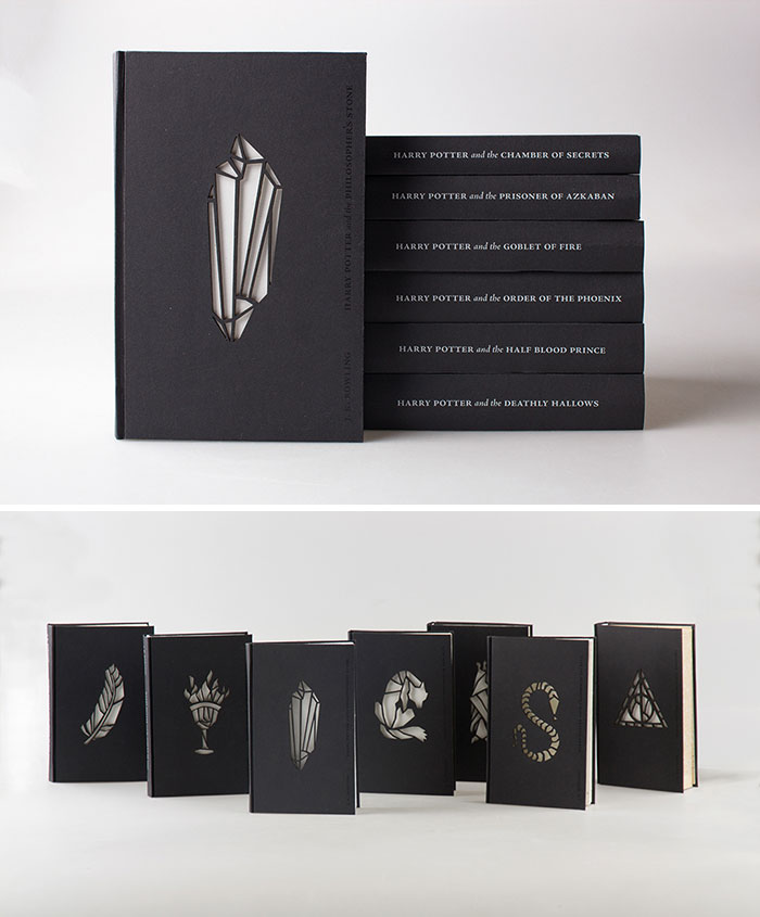 Những thiết kế bìa sách cho 7 tập Harry Potter