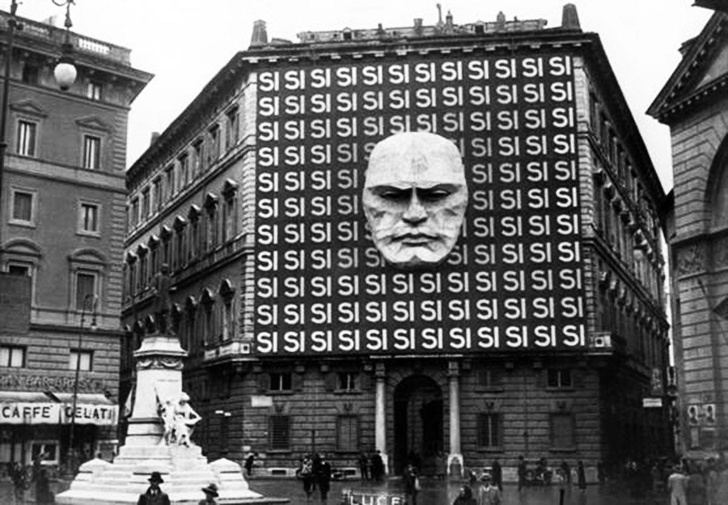 Trụ sở của Đảng Quốc gia Phát xít ở Ý do Quốc trưởng Benito Mussolini sáng lập, 1934