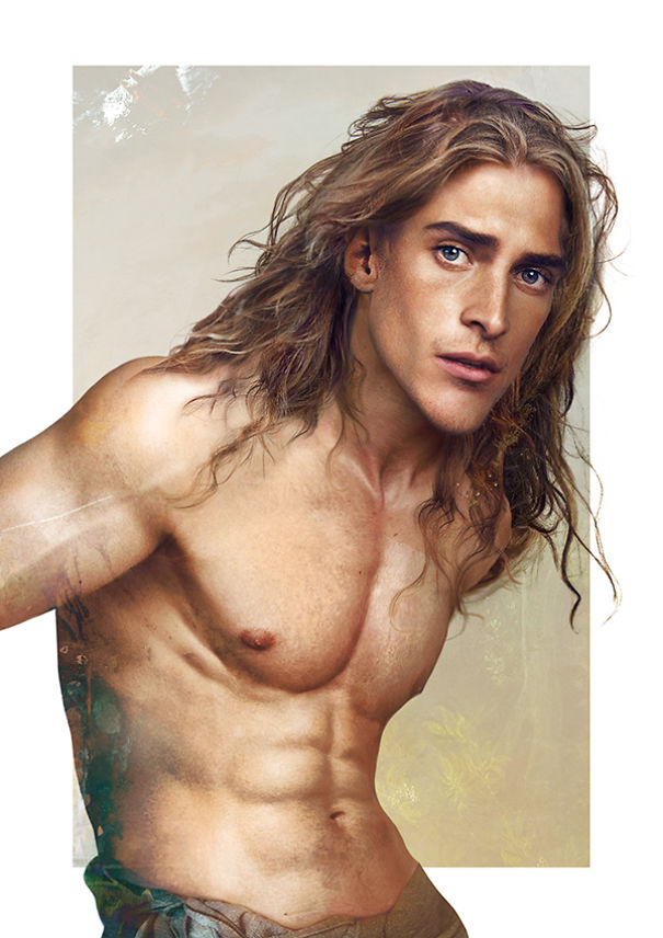 Anh chàng Tarzan với vẻ đẹp hoang dại