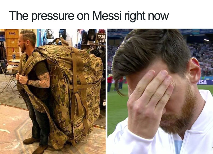 Áp lực hiện tại của Messi