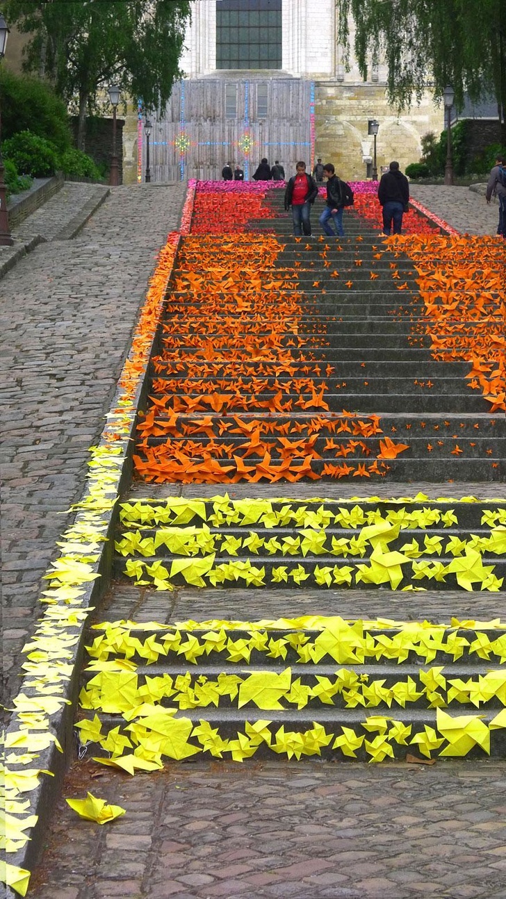 Cầu thang theo phong cách Origami - Angers, Pháp