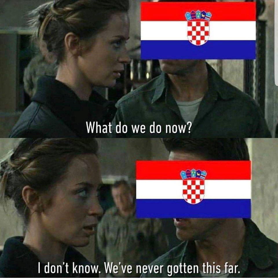 Trước giờ ra sân, cư dân mạng cho rằng Croatia còn khá bỡ ngỡ khi đã vào sâu đến trận chung kết và phải đối mặt với đối thủ mạnh như Pháp