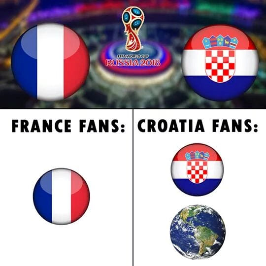 Dù không chiến thắng song lối đá cống hiến cùng tinh thần không gục ngã khi bị dẫn bàn của Croatia đã chinh phục hàng triệu người yêu bóng đá trên toàn thế giới (Ảnh: Football Troll Nation)