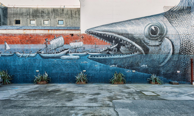   Nghệ thuật đường phố ấn tượng ở thành phố Dunedin  