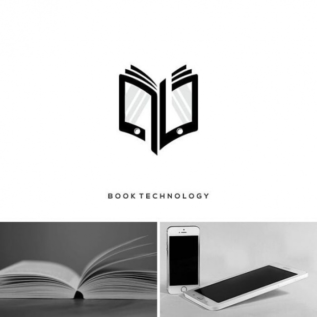   Sự kết hợp trái ngược giữa sách và các thiết bị công nghệ  