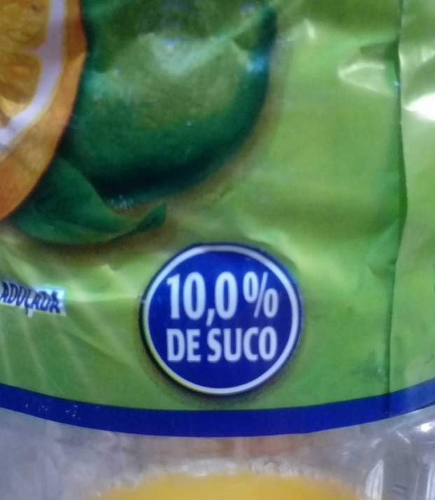   10,0% trái cây nhưng nếu nhìn không kỹ bạn sẽ tưởng là 100%  