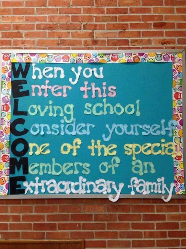  Khi bạn bước vào ngôi trường đáng yêu này, hãy coi chính mình là một trong những thành viên đặc biệt của đại gia đình  
