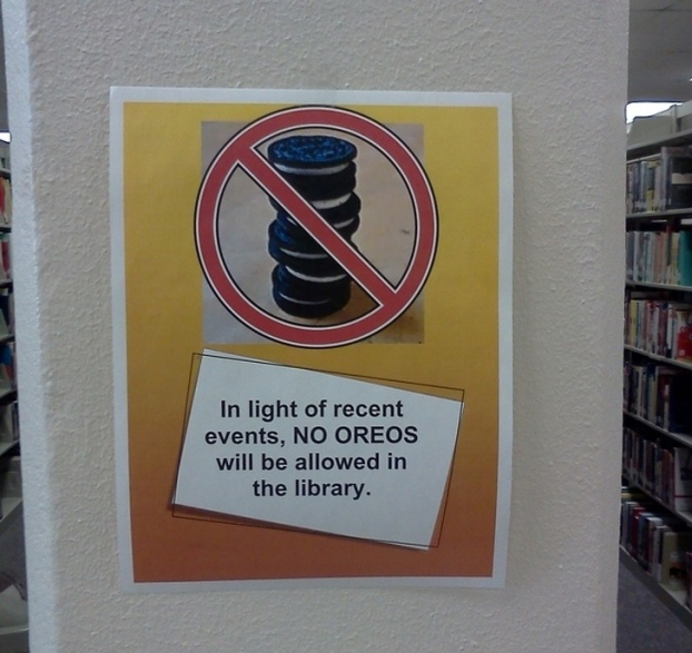   Vì những sự kiện gần đây, thư viện ra lệnh cấm Oreo  