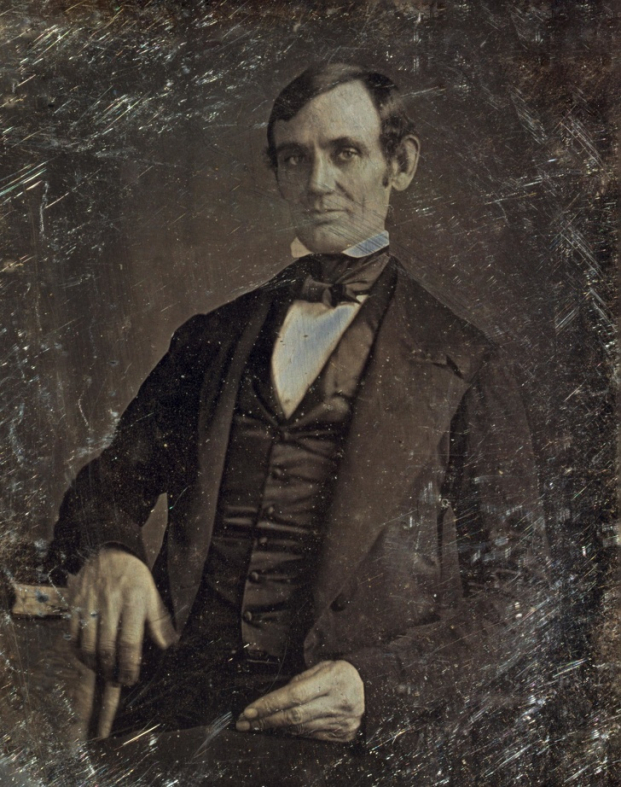   Bức ảnh chụp dương bản đầu tiên của Abraham Lincoln  