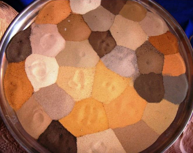   Những loại cát khác nhau được thu thâp từ sa mạc Sahara  