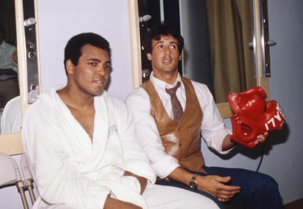   Muhammad Ali và Sylvester Stallone, 1980  