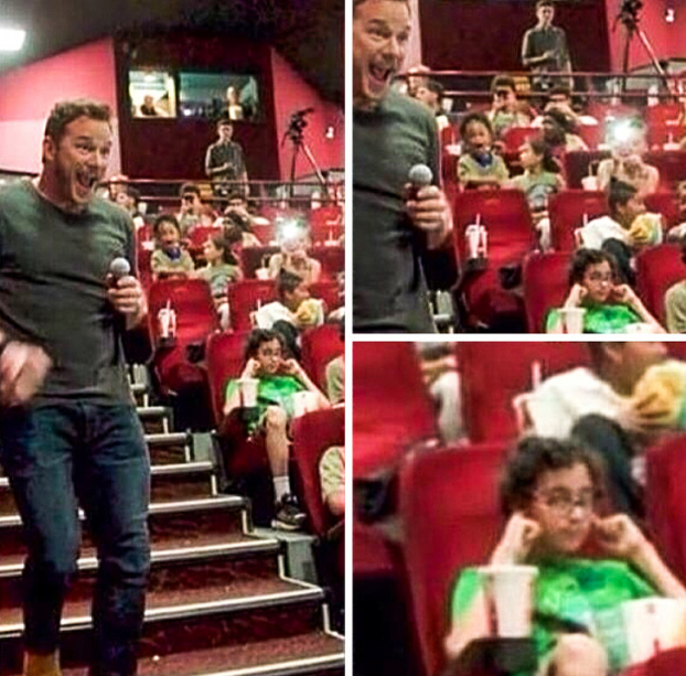   Khi Chris Pratt là khách mời xuất hiện trong rạp phim bạn đang ngồi, nhưng bạn đang tức giận vì những gì nhân vật của anh ta đã làm trong 