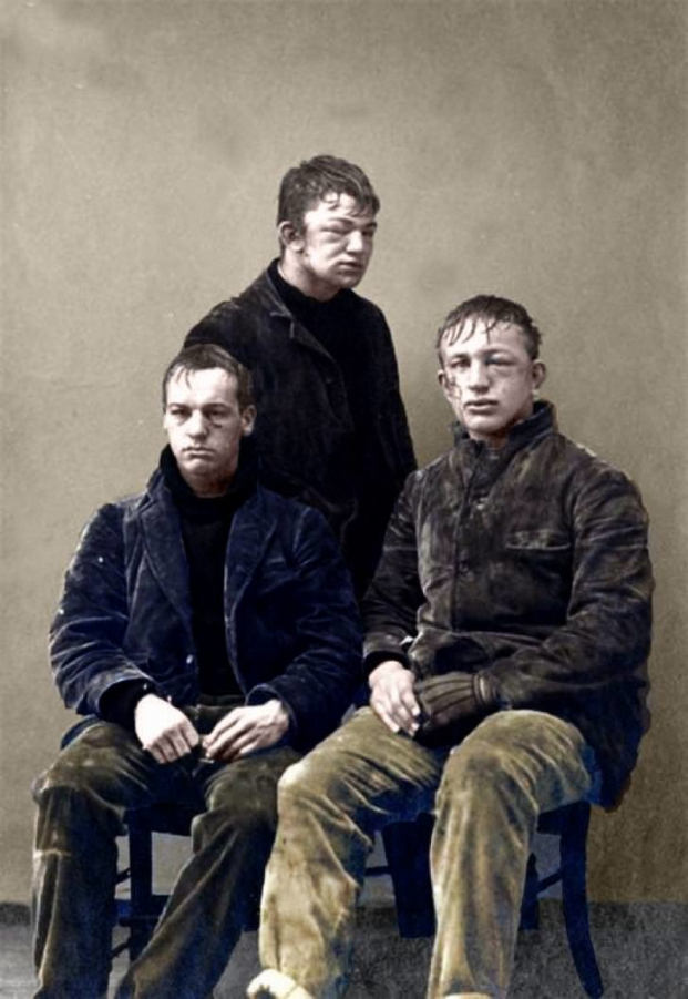   Sinh viên trường Princeton sau một cuộc chiến ném tuyết giữa năm nhất và năm hai, 1893  