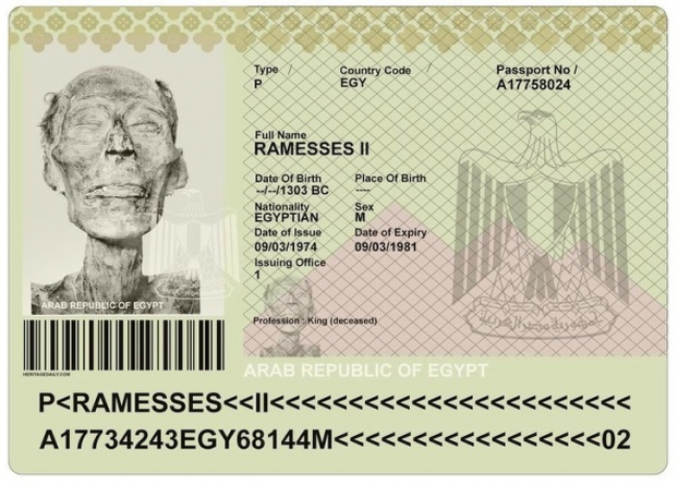 11 sự thật thú vị về thế giới khiến bạn ngạc nhiên, xác ướp Pharaoh cũng có hộ chiếu 0