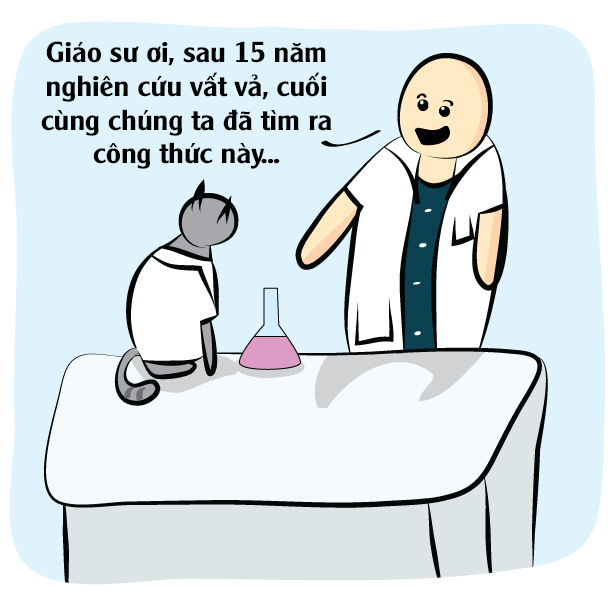 Khó đỡ với bộ truyện tranh hài hước 'Khi mèo là khoa học gia' 0