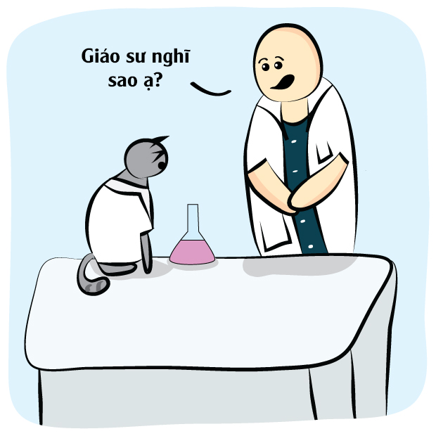 Khó đỡ với bộ truyện tranh hài hước 'Khi mèo là khoa học gia' 1