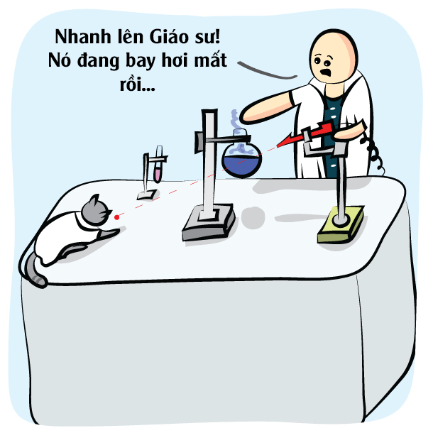Khó đỡ với bộ truyện tranh hài hước 'Khi mèo là khoa học gia' 6