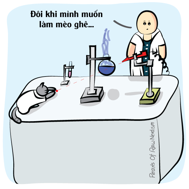 Khó đỡ với bộ truyện tranh hài hước 'Khi mèo là khoa học gia' 7
