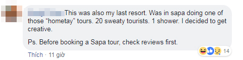   Một du khách từng đến Việt Nam cũng chia sẻ: 