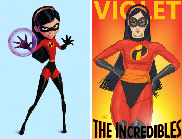   Violet Parr, The Incredibles (Gia đình siêu nhân)  