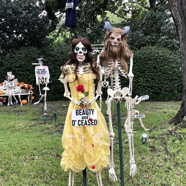 18 người làm hàng xóm ngạc nhiên với ý tưởng trang trí nhà dịp Halloween quá sáng tạo 16