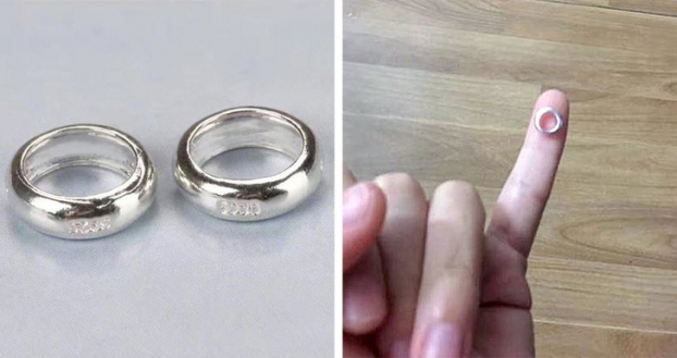  Ngón tay ai sẽ đeo vừa chiếc nhẫn này?  
