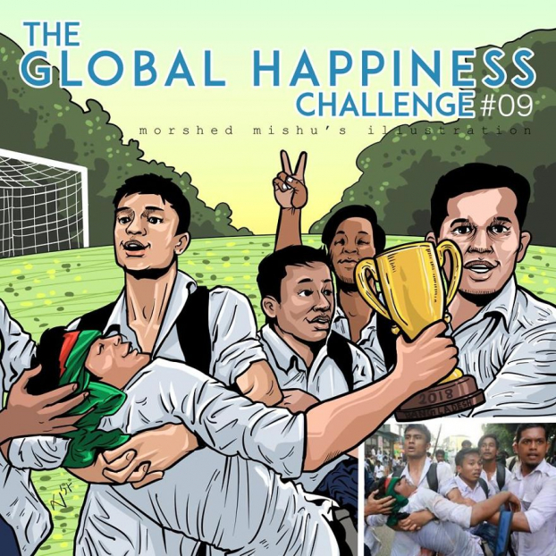 Họa sĩ Bangladesh vẽ lại cái kết hạnh phúc cho những bức ảnh hiện thực đau thương 8