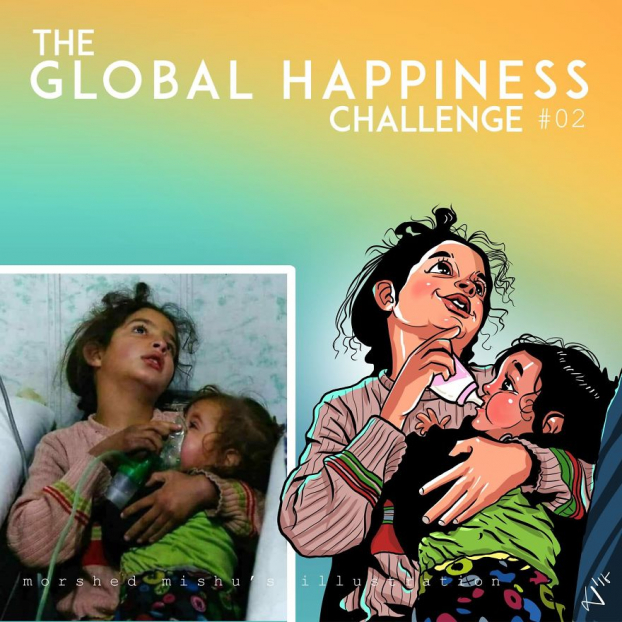 Họa sĩ Bangladesh vẽ lại cái kết hạnh phúc cho những bức ảnh hiện thực đau thương 1