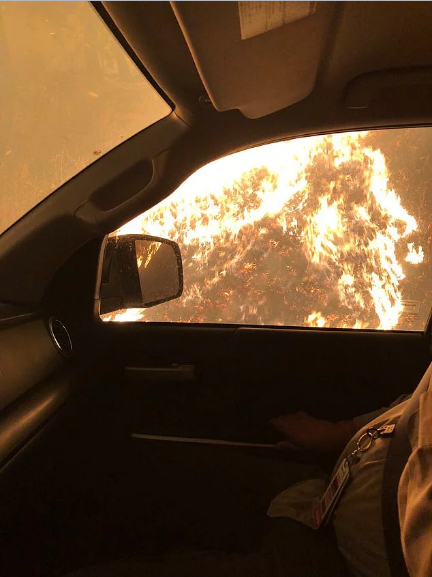 Cháy rừng ở California: Y tá lái chiếc ô tô tan chảy đi cứu người được Toyota tặng xe mới 2