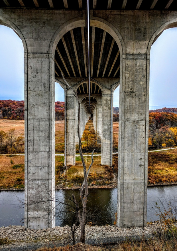   cây cầu ở Vườn Quốc gia Cuyahoga Valley  
