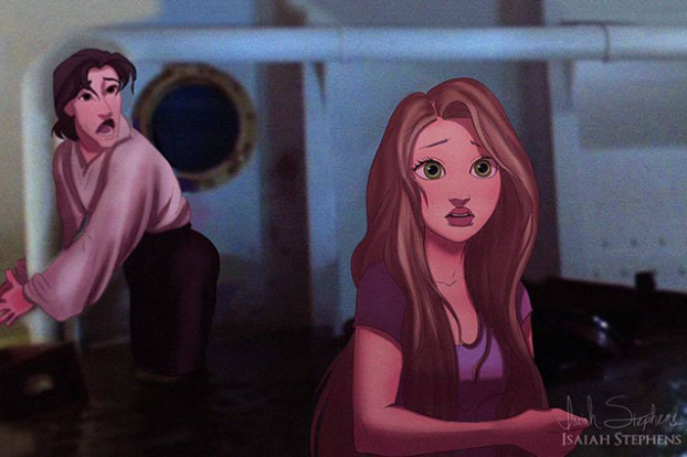   Rapunzel và Flynn  