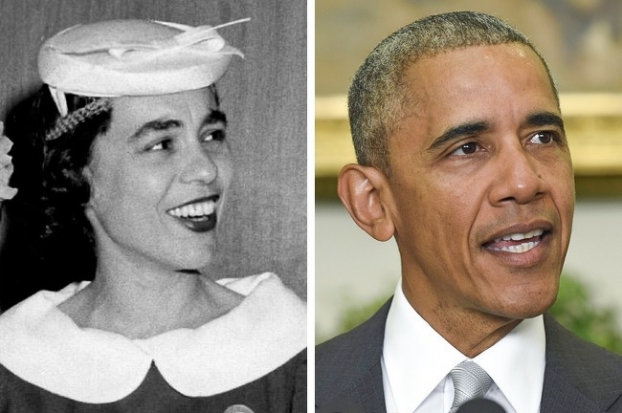   Bà tôi, một người Do Thái da trắng trông giống Barack Obama, năm 1962  