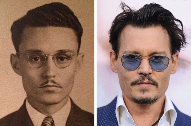   Cụ tôi trông như tài tử Johnny Depp  