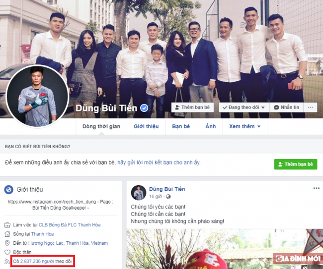 10 trang cá nhân có lượt follow cao nhất Việt Nam, số 4 khiến nhiều người thấy lạ hoắc 0