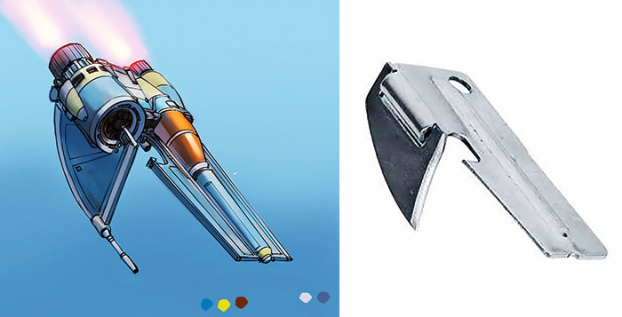 Lấy cảm hứng từ những dụng cụ thường ngày, họa sĩ thiết kế các mẫu tàu vũ trụ cực 'cool' 7