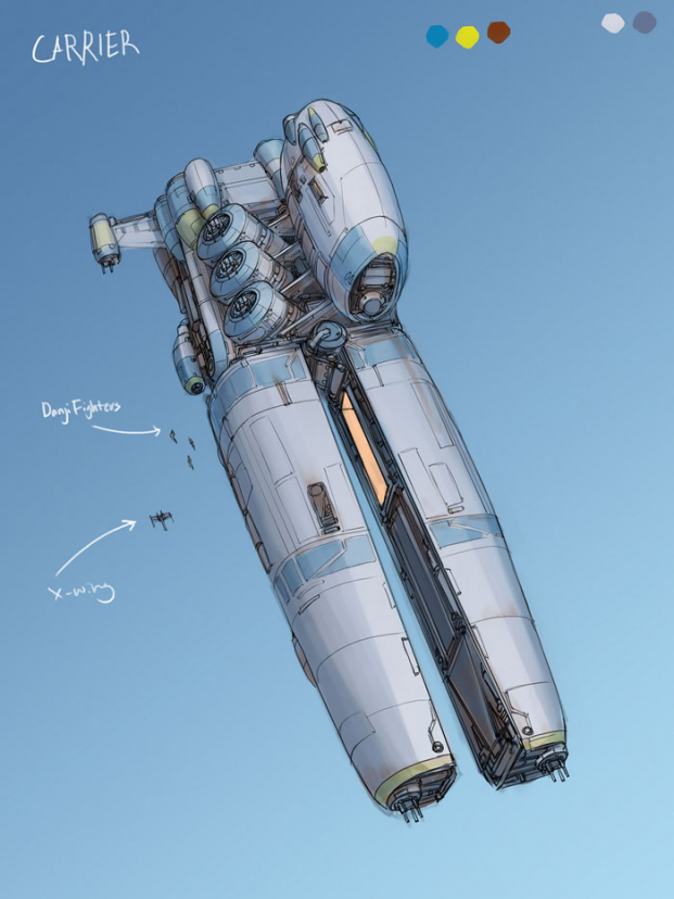 Lấy cảm hứng từ những dụng cụ thường ngày, họa sĩ thiết kế các mẫu tàu vũ trụ cực 'cool' 11