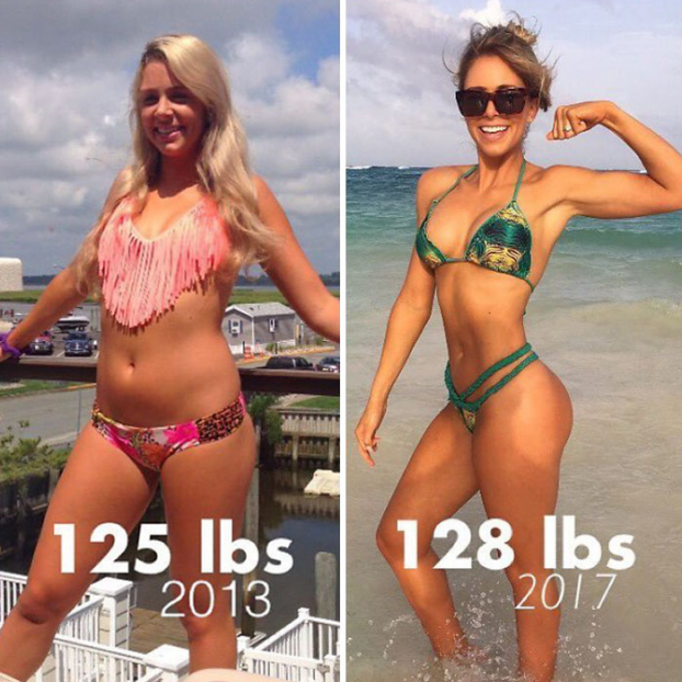 20 bức ảnh trước và sau chứng minh cân nặng chẳng nói lên điều gì cả 2