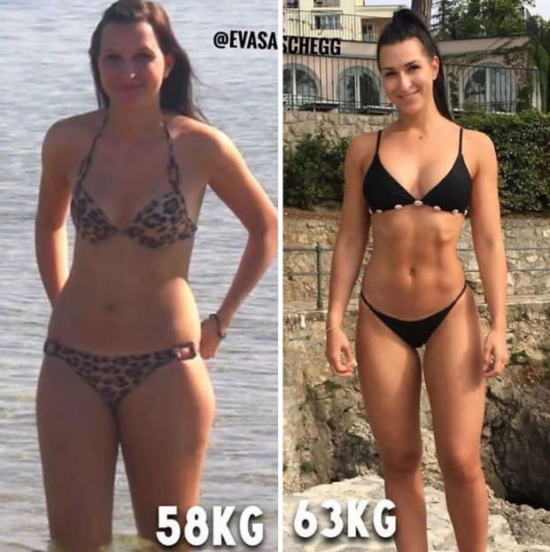 20 bức ảnh trước và sau chứng minh cân nặng chẳng nói lên điều gì cả 5