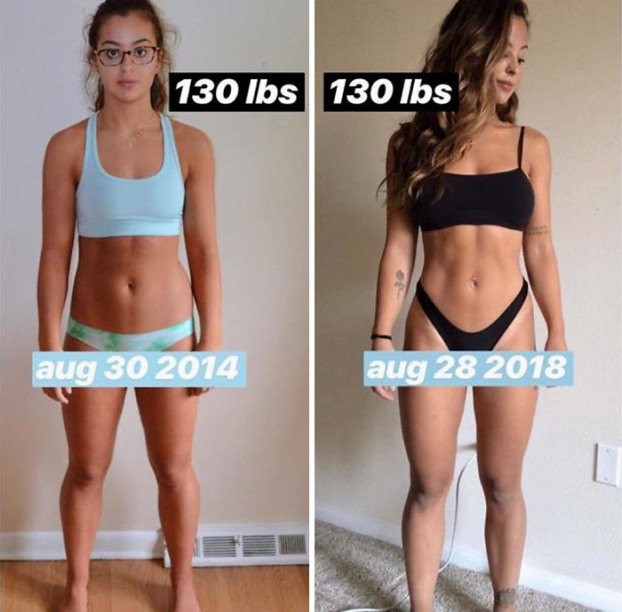 20 bức ảnh trước và sau chứng minh cân nặng chẳng nói lên điều gì cả 6