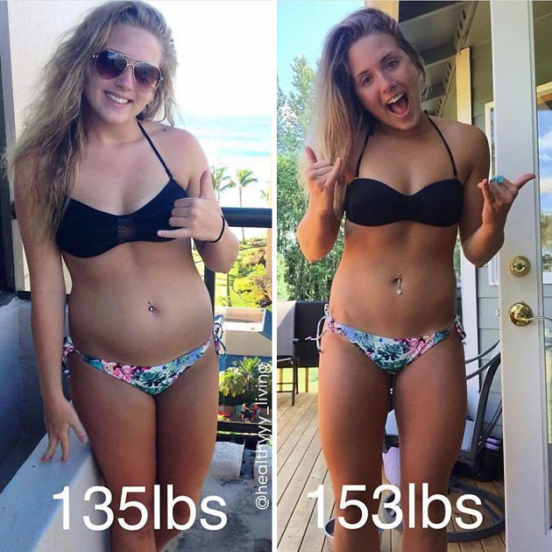 20 bức ảnh trước và sau chứng minh cân nặng chẳng nói lên điều gì cả 7