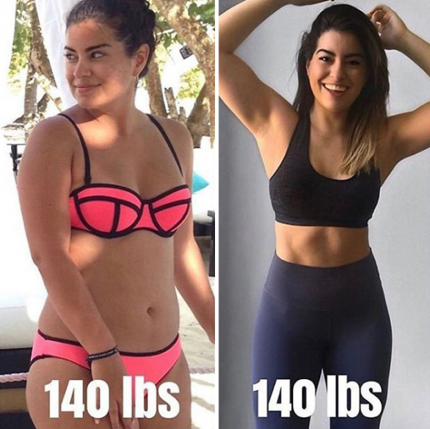 20 bức ảnh trước và sau chứng minh cân nặng chẳng nói lên điều gì cả 14