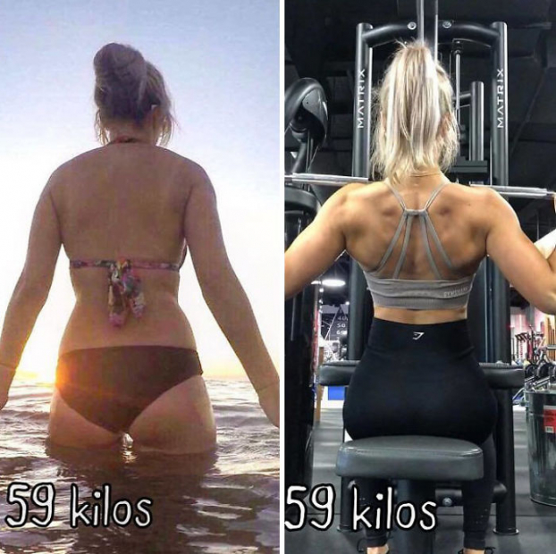 20 bức ảnh trước và sau chứng minh cân nặng chẳng nói lên điều gì cả 15