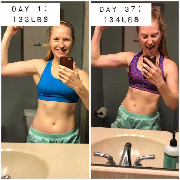 20 bức ảnh trước và sau chứng minh cân nặng chẳng nói lên điều gì cả 17