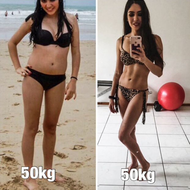 20 bức ảnh trước và sau chứng minh cân nặng chẳng nói lên điều gì cả 19