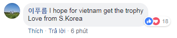   'Tôi hy vọng Việt Nam sẽ đoạt cúp. Từ Hàn Quốc'  