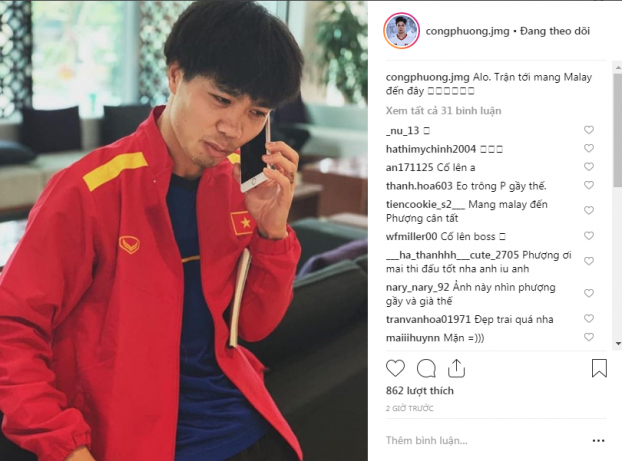 Các cầu thủ Việt Nam đăng gì trên mạng xã hội trước thềm chung kết AFF Cup 2018? 1