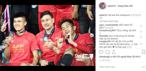 Các cầu thủ đăng gì trên mạng xã hội sau chiến thắng lịch sử của ĐT Việt Nam? 9